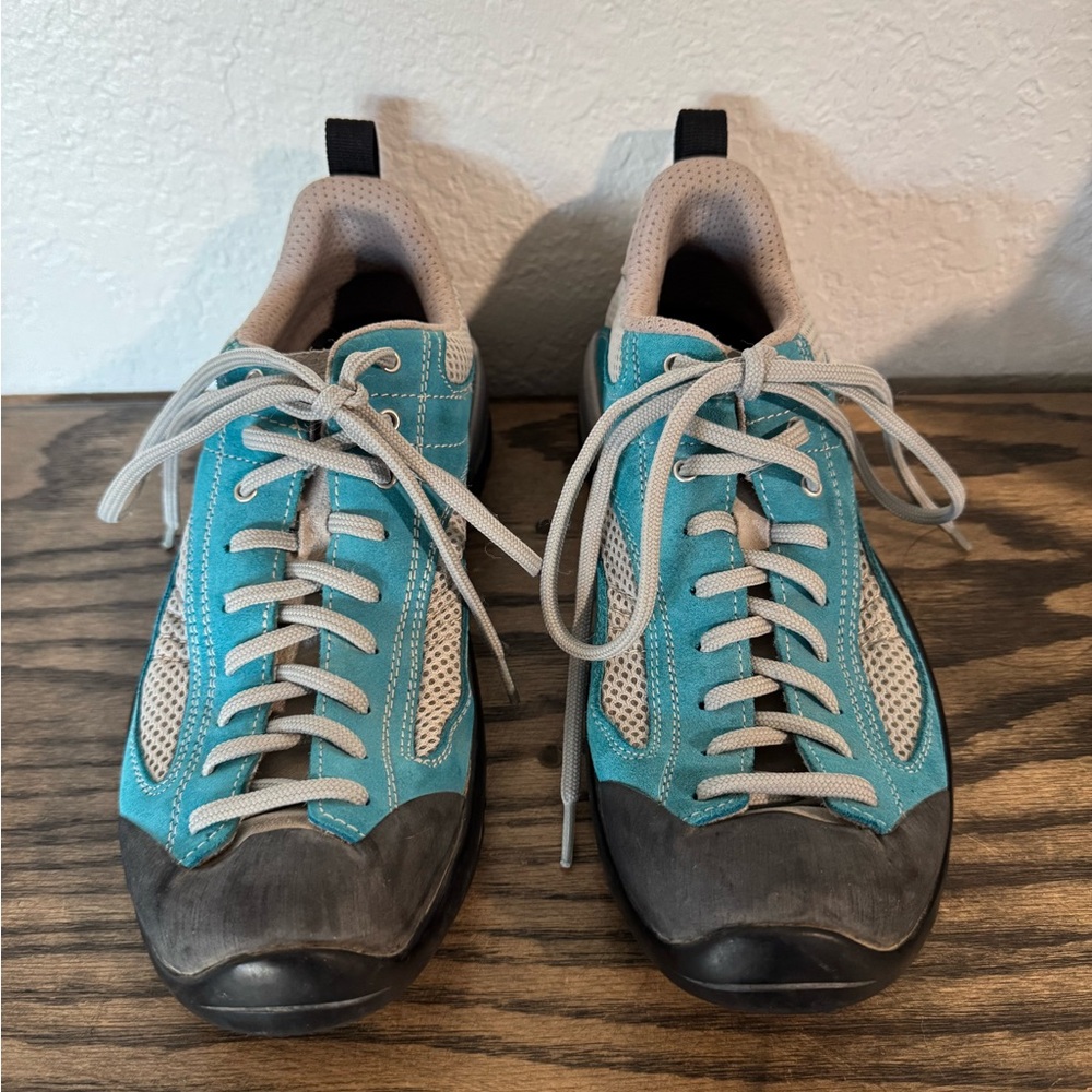 Asolo Turquoise and Gray Athletic Shoes